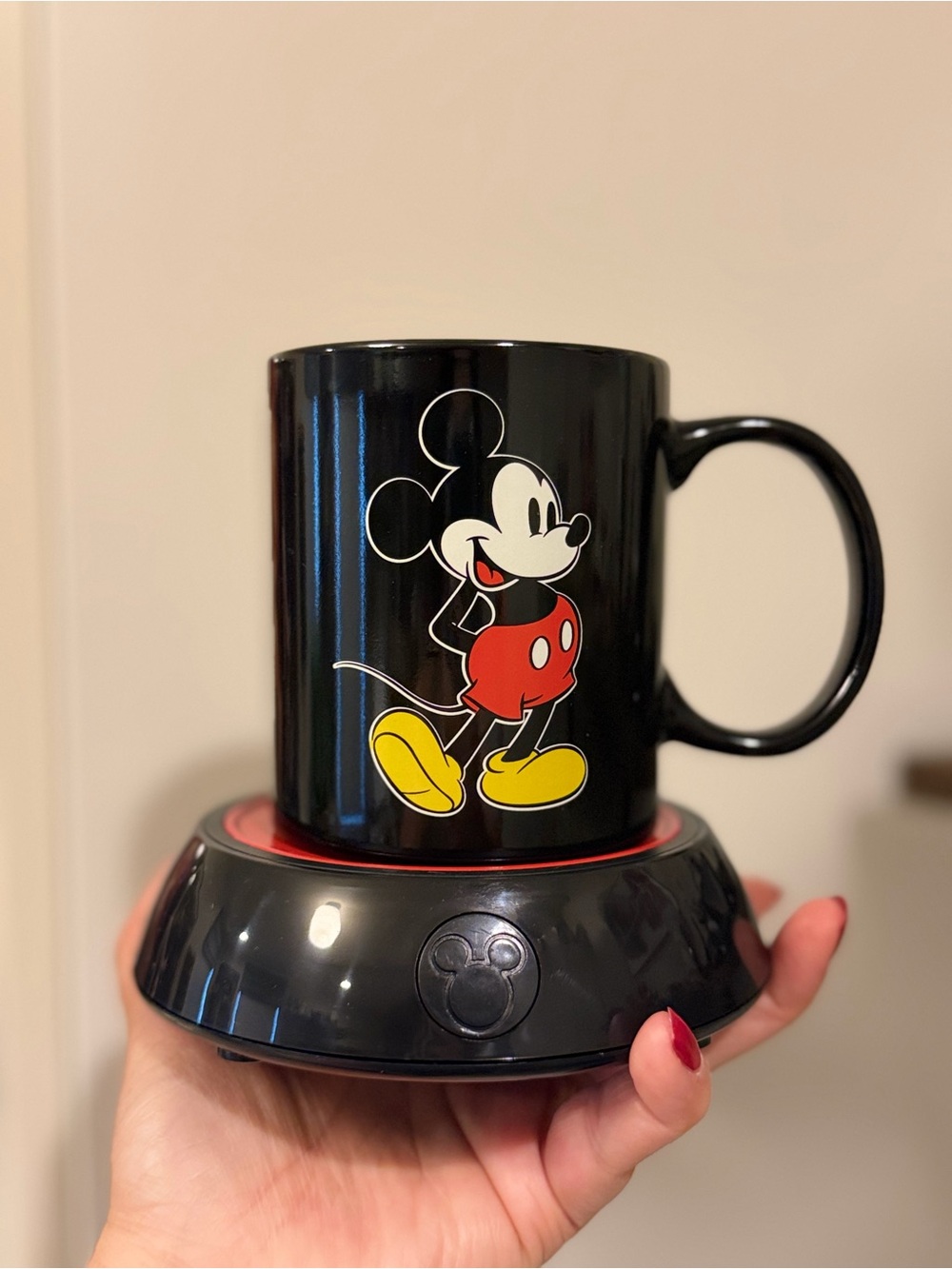 Disney Mickey Mouse Ceramic Mug with electric Mug Warmer